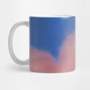 Dreamy moon pink cloud and blue sky Mug